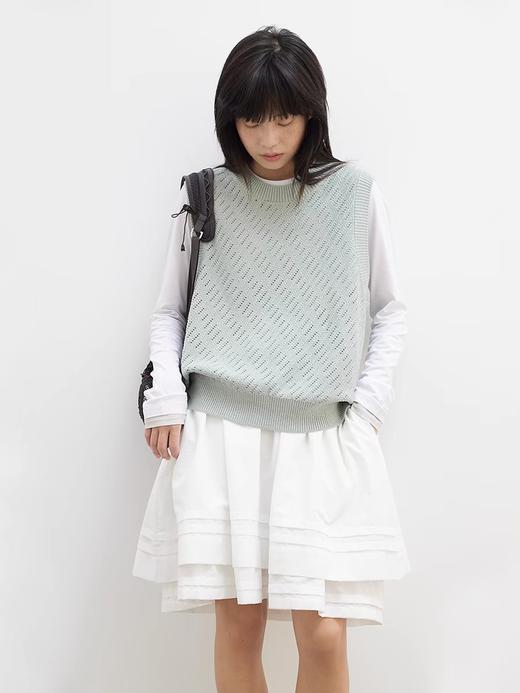 步履不停/4A14033C/毛织镂空感背心 商品图4