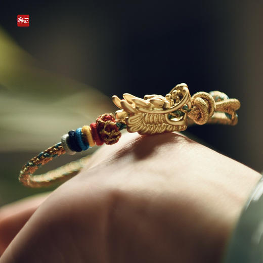 正安 端午传统习俗「系朱索 」麒麟青龙五色手绳 1盒【预售 预计6月初发货】 商品图0