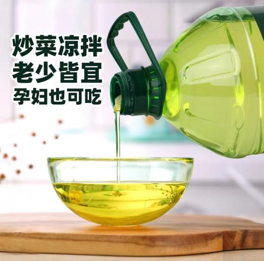 12听赠：油 5L大桶 好运花纯亚麻籽油/100%纯亚麻籽油 /亚麻酸含量52%-65%/是鱼油的20倍以上 /不饱和脂肪酸含量81%/一级品/压榨工艺 /适合孕妇/婴幼儿/儿童/青少年/成人/中老年 商品图4