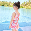 【儿童泳衣女孩 夏季女童连体衣】中小童公主碎花游泳沙滩裙装备 可爱卡通游泳衣 商品缩略图2