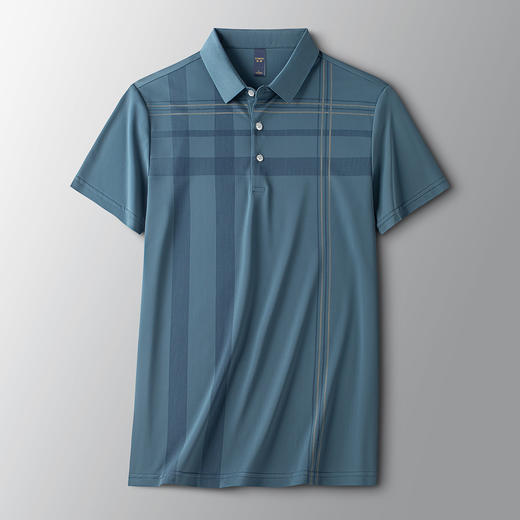 【空调凉感】罗蒙男士商务网眼冰丝polo衫男短袖男夏季薄款t恤男短袖 商品图3