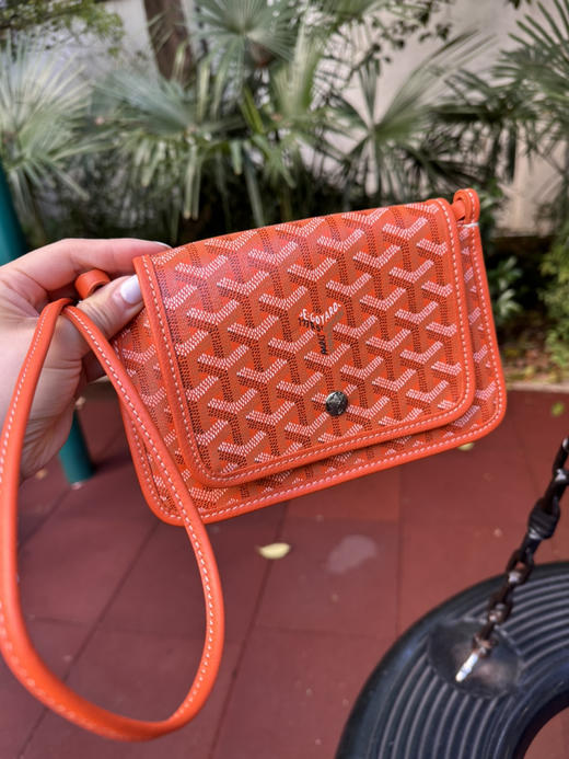 418-6 实用 免带购 狗牙 plumet三层风琴斜挎包 信封包 商品图12