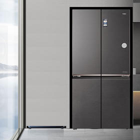 海尔冰箱 660升十字对开门全空间保鲜科技风冷无霜一级变频家用大容量电冰箱 T型四门 全自动制冰 BCD-660WGHTD2GSTU1