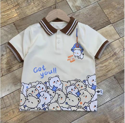 2024夏星星果L2135男小童短袖T 商品图0