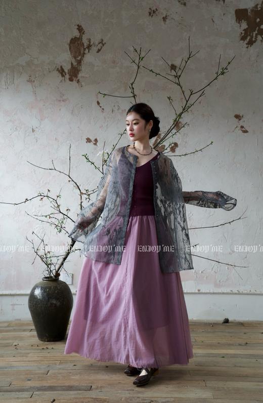 【门店同款】ENJOY夏季云敛-欧根纱晕染防晒衫 157212052 商品图6