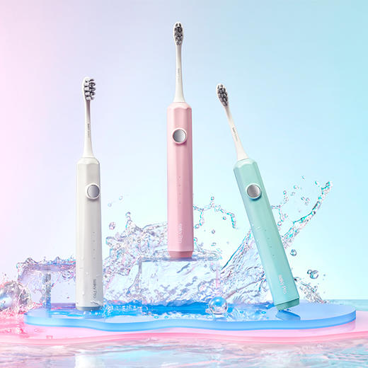 【领券立减80元】Saky Pro 舒客声波电动牙刷E1小浪花 内含2个刷头 进口柔软刷毛 口腔尽享SPA级舒适感 商品图0