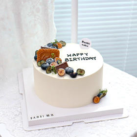 简约半c奶油蛋糕