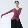 交叉V领简约修身显瘦形体舞蹈服练功服 商品缩略图12