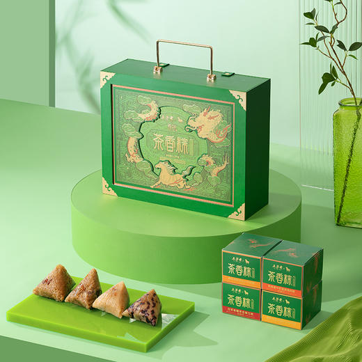 【提前购 2件优惠】八马茶业茶香粽子（飞龙在天）礼盒送人1600g 商品图1