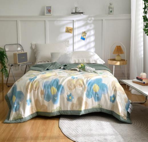 水星家纺 抗菌全棉夏被-耀·碧海苍梧 商品图0