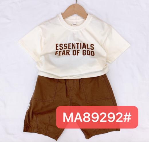 【新上架】木佑果夏MA89292男中童短袖裤套装F240308 商品图0