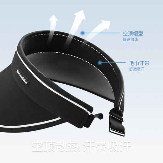 Naturehike纯色空顶帽轻量防晒户外大檐空顶帽防紫外线运动鸭舌帽子男女 商品图1