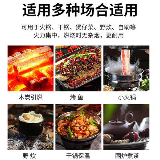 【超大块35g/个】固体粉色酒精火锅干祸耐烧家用燃料户外烧烤引燃块/1块 商品图2