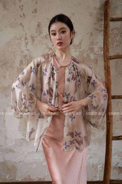 【门店同款】ENJOY夏季云敛-简约雅致醋酸背心裙 157309541 商品图2