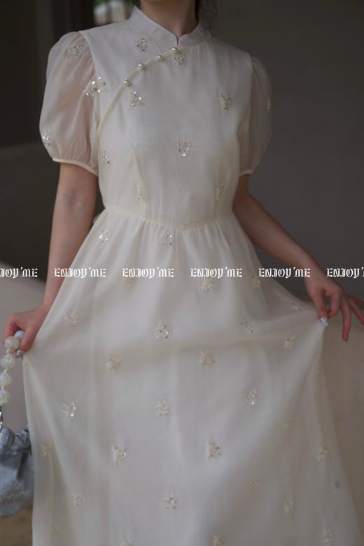 【门店同款】ENJOY夏季轻国风钉珠连衣裙 157303552 商品图8