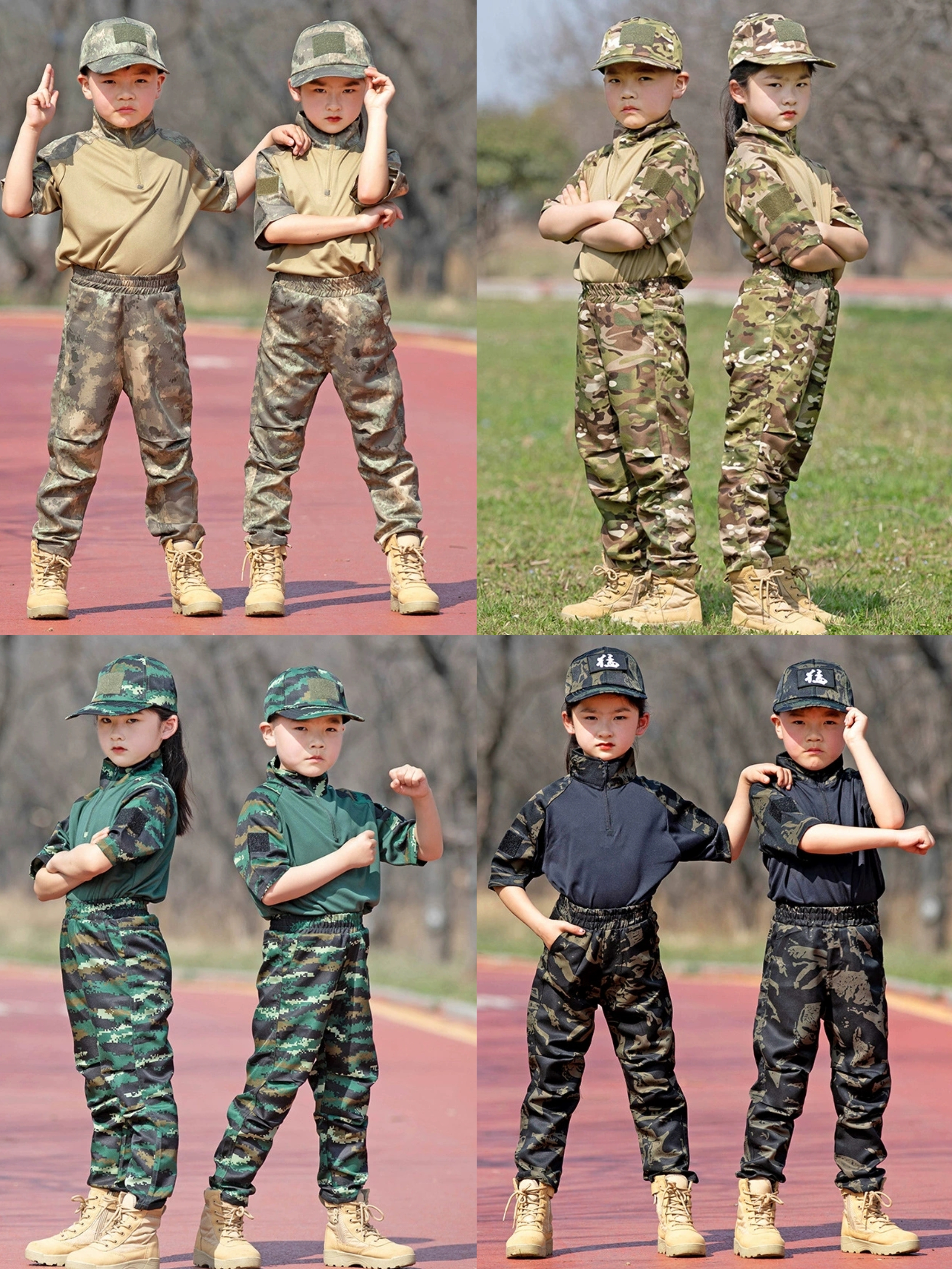 【儿童战术蛙服】儿童战术蛙服作训服男女童套装特种兵军训夏令营亲子户外拓展hgz