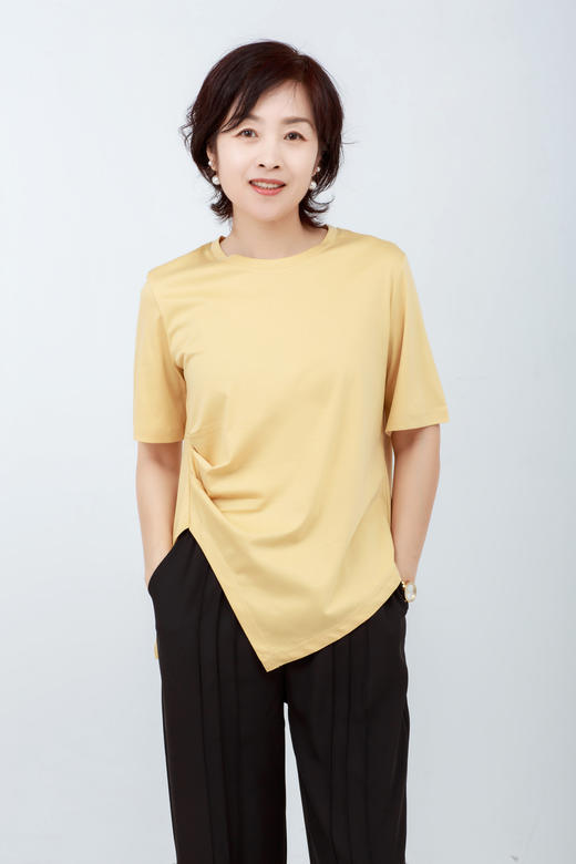 设计感桑蚕丝丝光T 商品图1