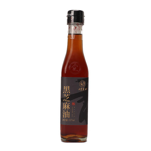 三丰香油 有机纯黑芝麻油小磨香油拌菜蘸料调味品食用油 227ml 商品图4