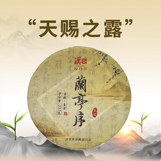 汉合茶 兰亭序 2013 古树普洱 商品图0