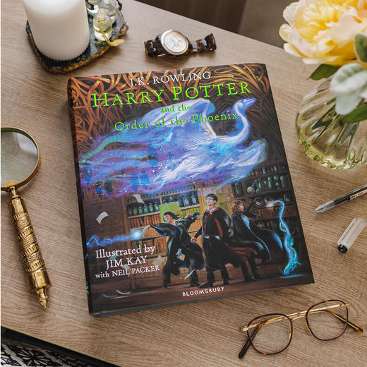 英国彩绘版哈利波特与凤凰社5第五部精装英文原版 Harry Potter and the Order of the Phoenix Illustrated 英文版 进口英语书籍 商品图2