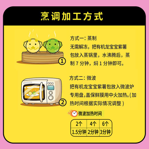 九洲丰园有机龙宝宝紫薯包198克 商品图6