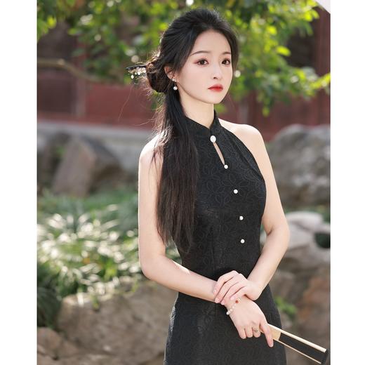 复古少女中国风鱼尾蕾丝旗袍BJS5372 商品图3