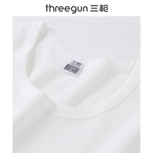 Threegun三枪 【有机棉】圆领男士短袖T恤-23787A0W1 商品图2