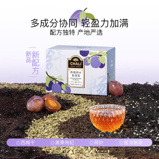 【新品上市】CHALI西梅荷叶普洱茶茶叶袋泡茶茶里公司出品 商品图4
