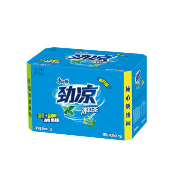 康师傅 劲凉冰红茶500ml*15瓶 薄荷口味饮品量贩装整箱 热门商品 商品图3
