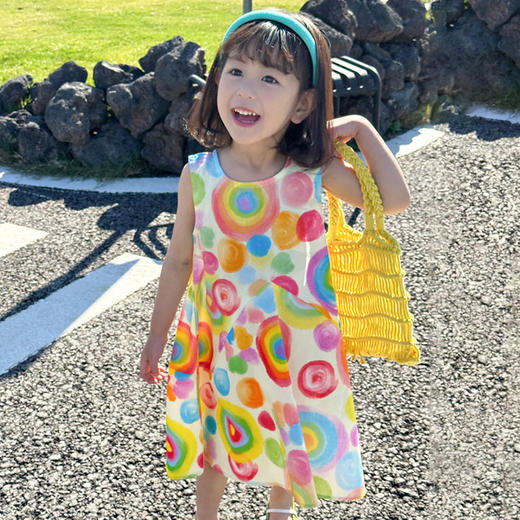 贝贝怡夏装连衣裙洋气纯棉公主裙2024新款夏季薄款裙子ZB2DQ005 商品图2