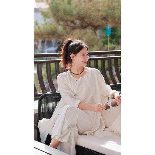 【抖音专属】阔腿裤（20709299B-山矾） 商品图0