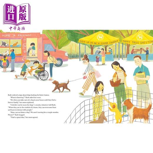 【中商原版】幸运狗 Lucky Dogs A Story About Fostering Pups英文原版 儿童绘本故事 动物宠物故事图画书 精装进口读物4-8岁 商品图1
