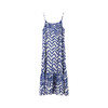 绽放290朵/蓝白折线手绘印花吊带裙海边度假旅游穿搭亚麻连衣裙 商品缩略图4