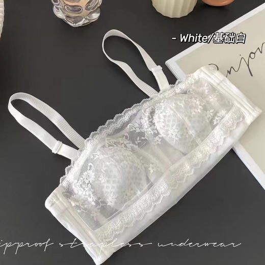 超值任选2件【双胶记忆软骨，加持侧推效果！】柔雾幻想内衣女大胸显小聚拢抹胸，无钢圈收副乳防下垂无肩带文胸罩，轻松解决副乳同时预防外扩-lm！ 商品图5
