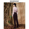 MAXRIENY咖色灯芯绒锥形裤高腰复古休闲裤通勤裤子女(货号:MC87PA783) 商品缩略图3