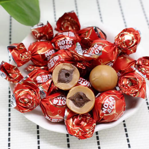 KDV俄罗斯原装进口榛仁浆夹心糖果诺塔喜糖年货节糖果休闲零食500g 商品图6