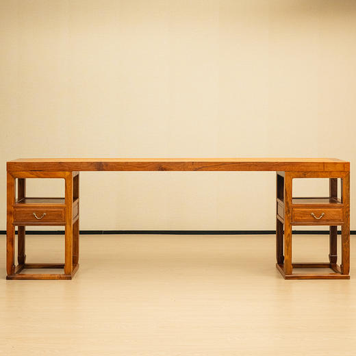 二十世纪 黄花梨一块玉架几案 商品图0