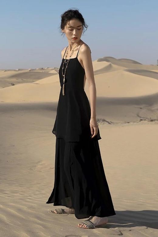 MIGU/弥古 吊带露背连衣裙 12126 商品图7