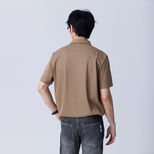 【新品上新】HX 夏季翻领短袖T恤Y102420051101/02/03POLO杉 商品图2