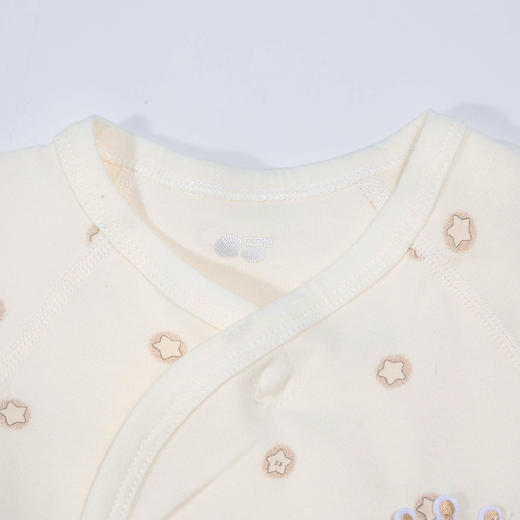 贝贝怡婴儿连体衣新生儿蝴蝶衣纯棉长袖春夏季初生宝宝哈衣爬服ZB1DL019 商品图3