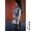 【旧梦】复古立领仿真丝改良旗袍新中式 商品缩略图4