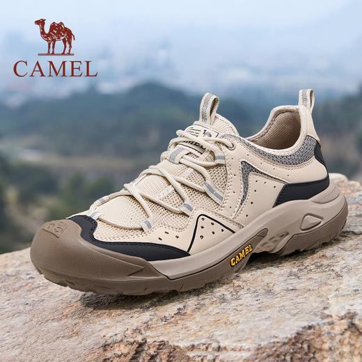 骆驼夏季男鞋新款2025户外登山鞋休闲徒步男士网面透气运动鞋 G14M342686_G14S342046_G14S342019 商品图0