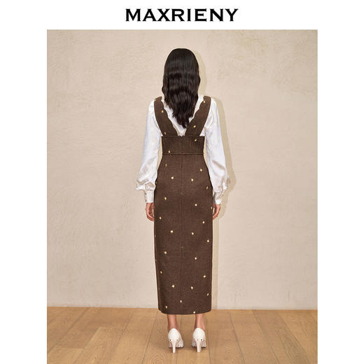 【商场同款-新春系列迎春花开】MAXRIENY华丽复古衬衫修身上衣(货号:MC88TP786) 商品图3