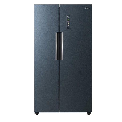 美的（Midea）603升对开门冰箱 微晶一周鲜19分钟急速净味高保湿风冷家用冰箱 BCD-603WKGPZM 深空蓝-星墨 商品图0