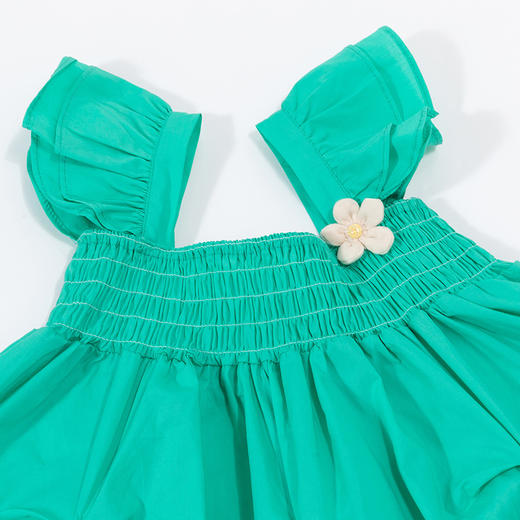 贝贝怡2024夏季薄款甜美优雅吸晴亲肤透气宝宝裙子女ZB2DQ009 商品图7