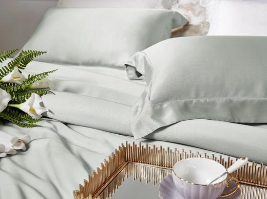 利路米百支纯色奥地利兰精天丝面料四件套 绿 商品图2