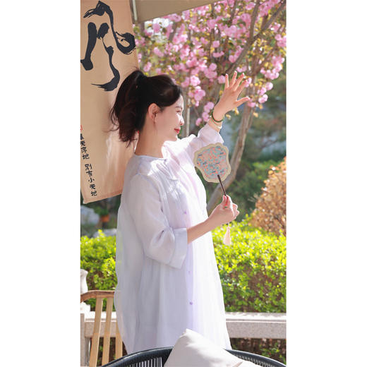 【2026东衣作】开衫（21705238B暮山紫） 商品图1