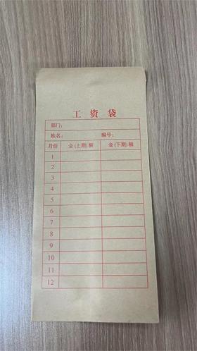 工资袋/1包*100个