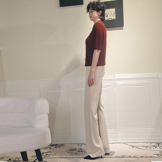 SAINT L’UCK/圣媛女装时尚微喇裤SA124C19 商品图1