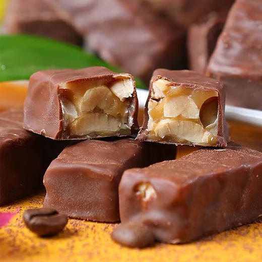 KDV俄罗斯原装进口喜乐趣巧克力花生夹心糖喜糖年货节糖果零食500g 商品图4